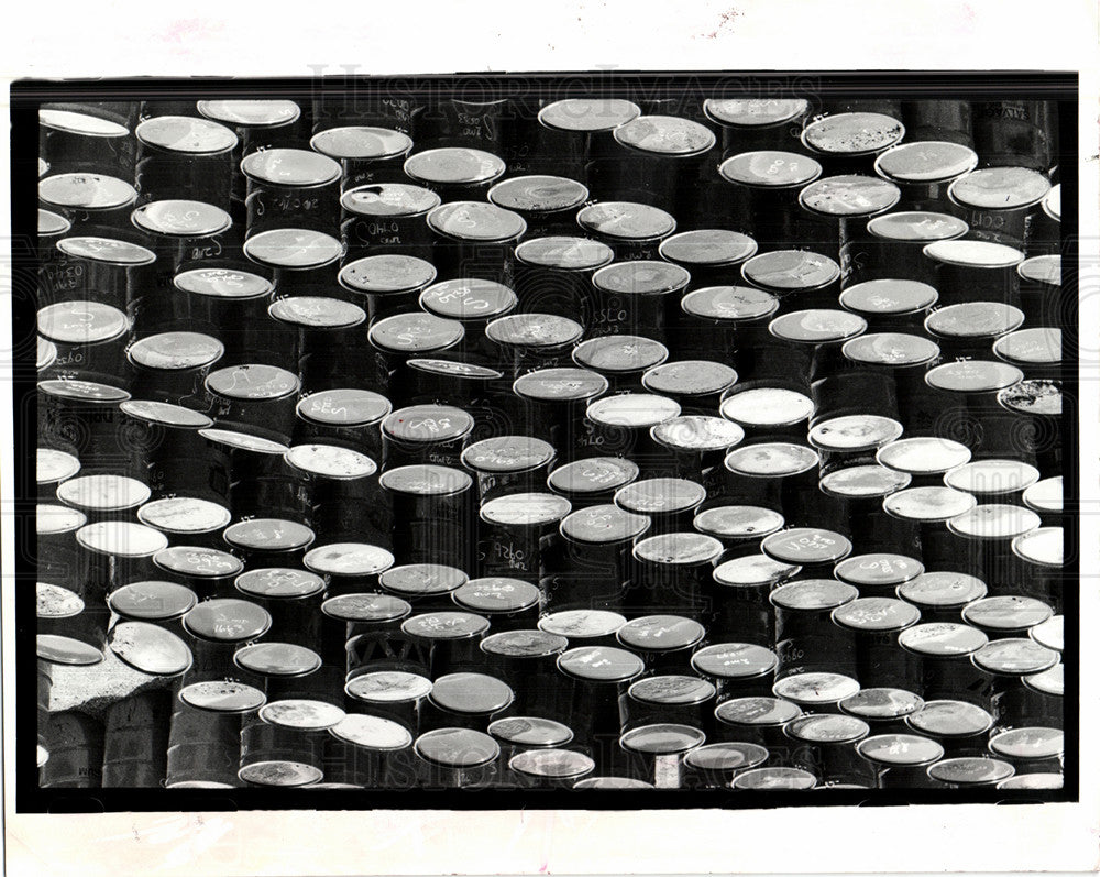 1990 Press Photo POLLUTION CHEMICAL Metamora landfill - Historic Images