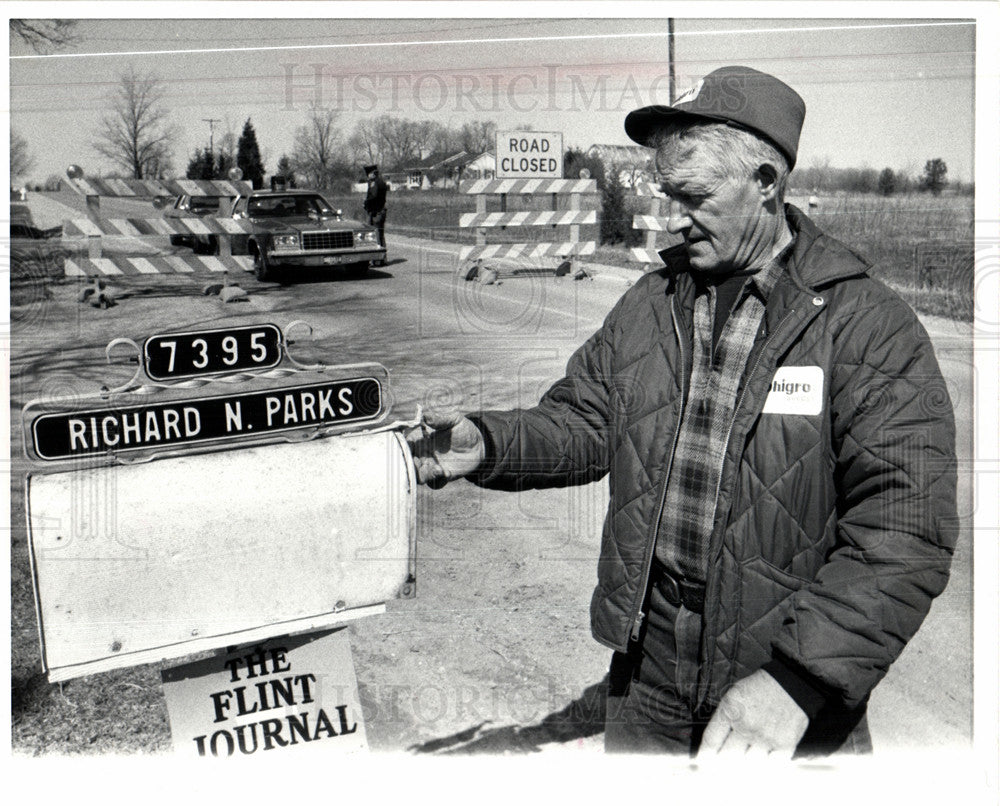 1983 Press Photo Richard Parks Berlin Farro Toxic Waste - Historic Images