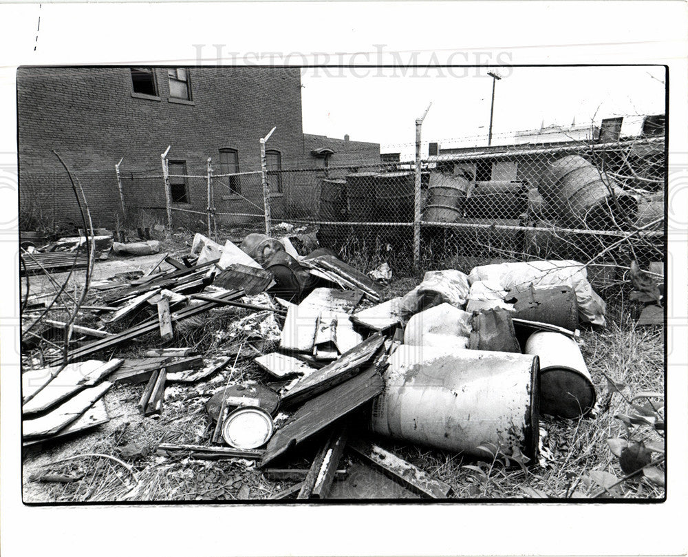 Press Photo Pollution - Chemical Kaplop Labs - Historic Images