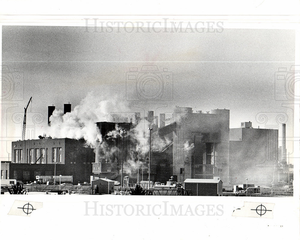 1993 Press Photo Air Pollution , Detroit - Historic Images