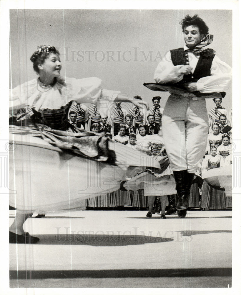 1959 Press Photo POLISH STATE FOLK BALLET. - Historic Images