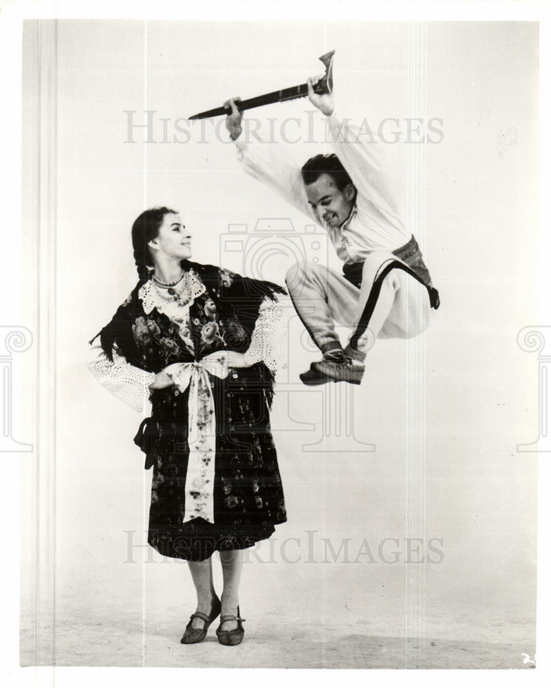 1959 Press Photo Polish Orchestra &quot;Slask&quot; Performance - Historic Images