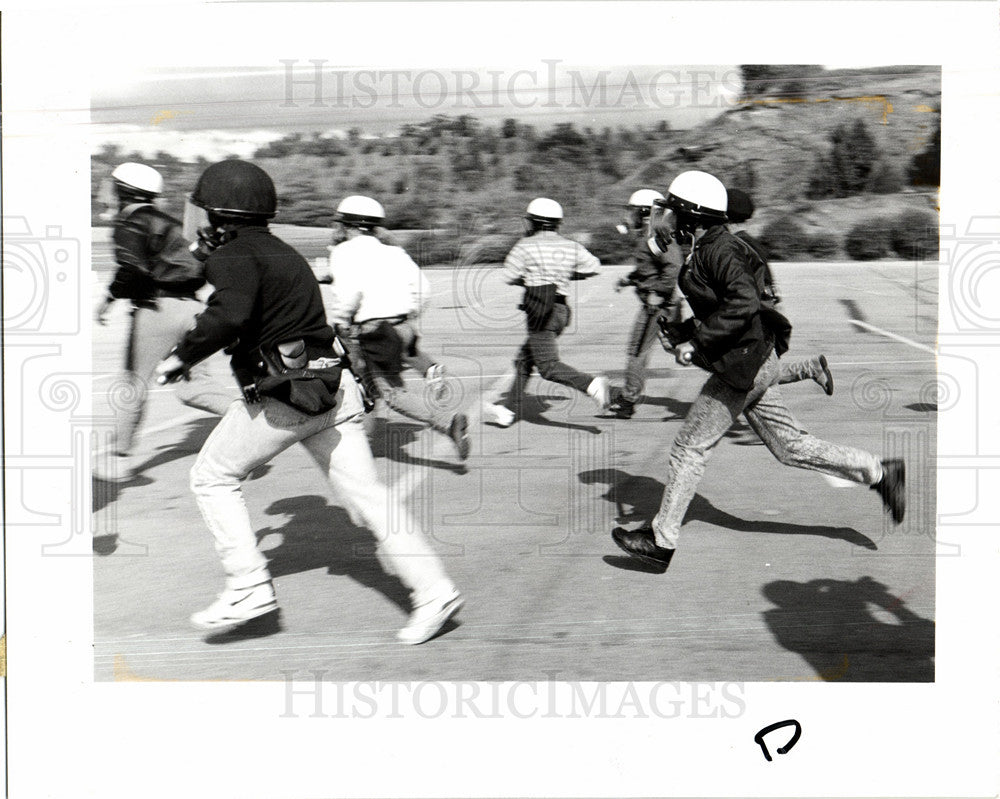 1993 Press Photo Police - Training - Historic Images