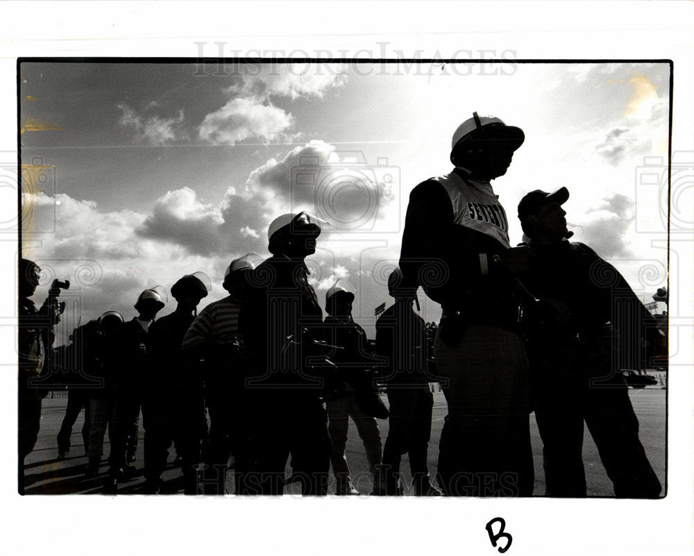 1993 Press Photo Police Training Los Angeles officers - Historic Images