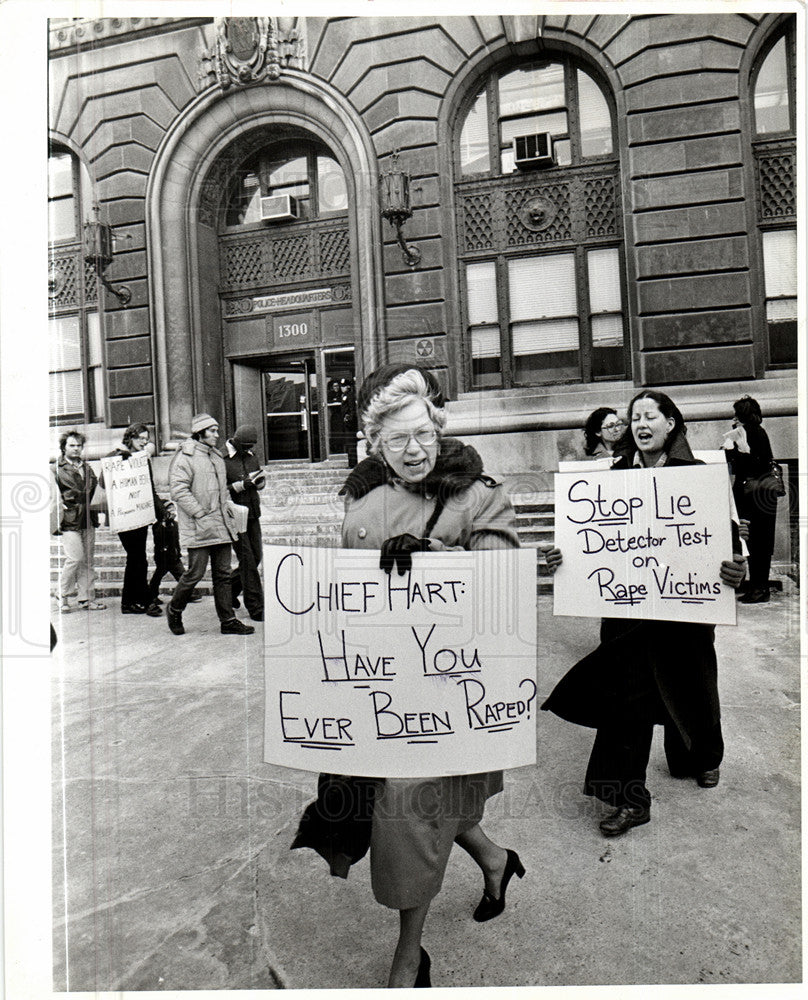 1980 Press Photo Maryann Mahaffey Activist - Historic Images