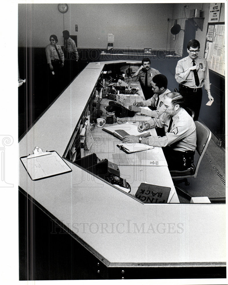 1979 Press Photo police precinct - Historic Images