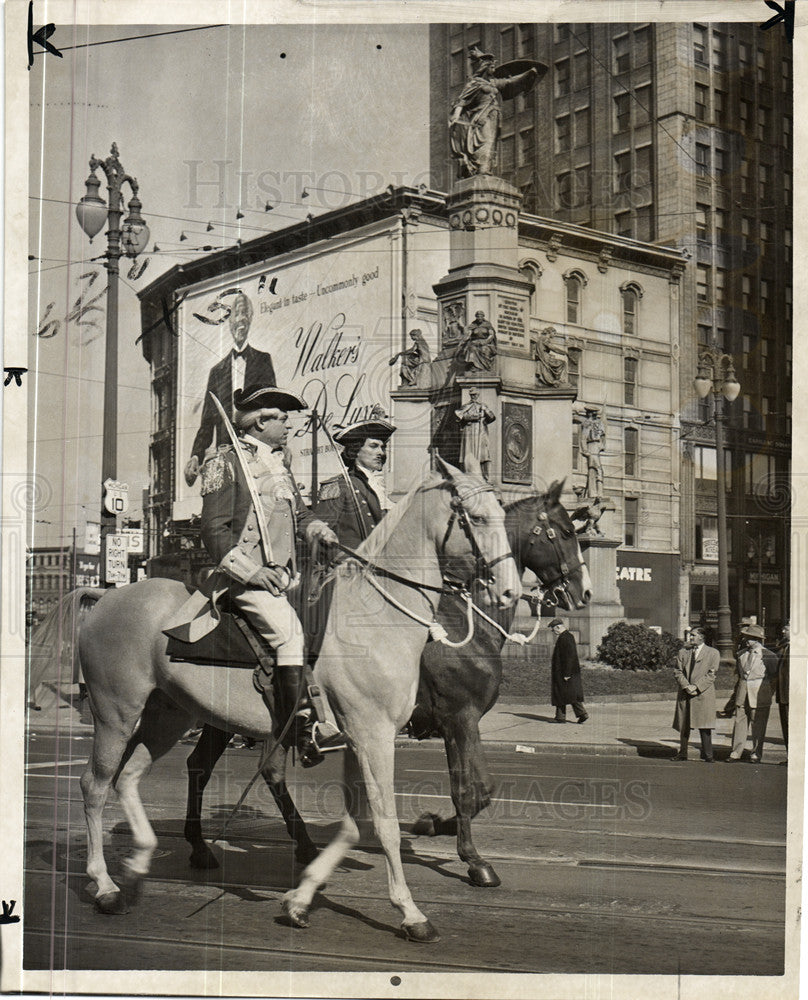 1951 Press Photo Pulaski Day - Historic Images