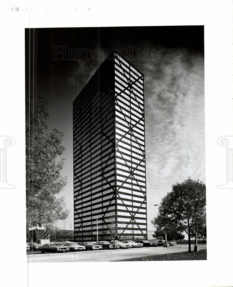 1976 Press Photo Prudential Town Center building tower - Historic Images