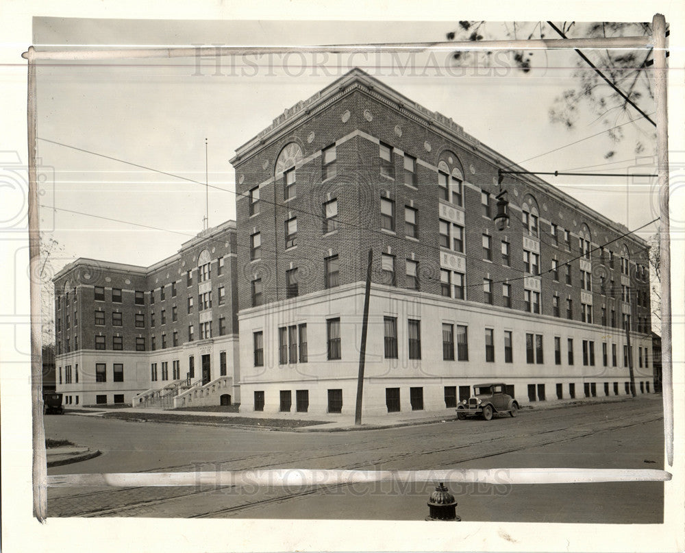 1927 Press Photo Burtha Fisher Providence Hospital - Historic Images