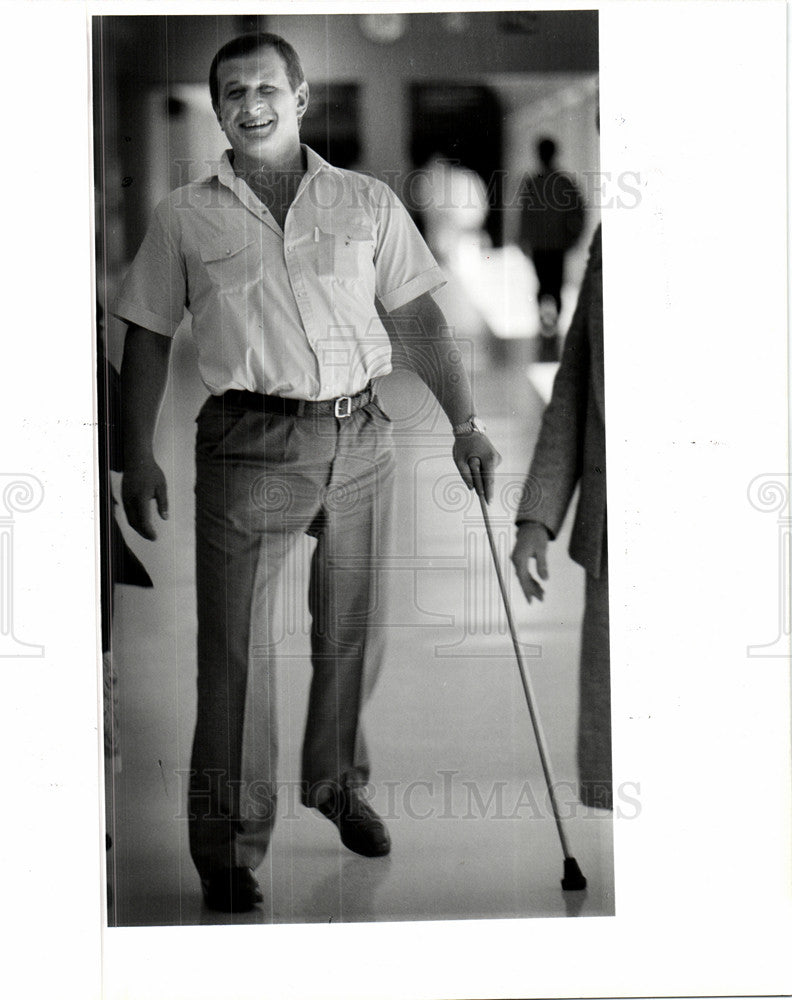 1989 Press Photo Sergei Chervonopiskii prostheses U-M - Historic Images