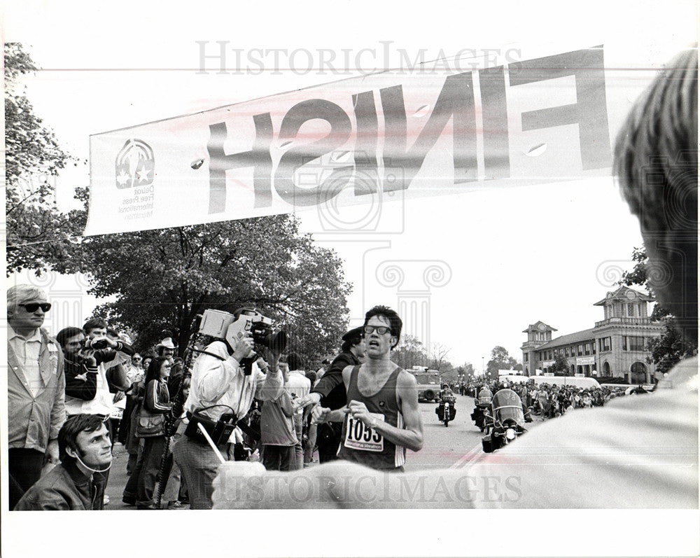 1978 Press Photo Bob Mcomber Free press marathon - Historic Images