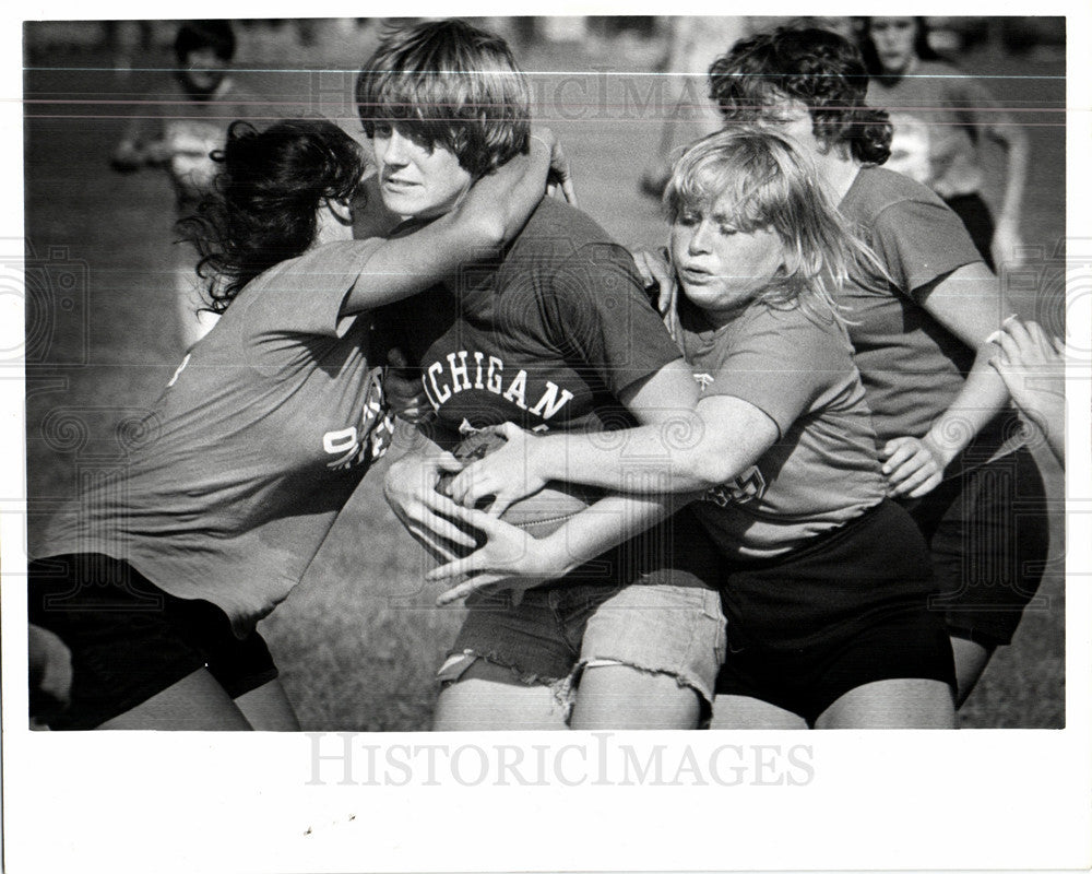 1976 Press Photo Rugby sport UK School - Historic Images