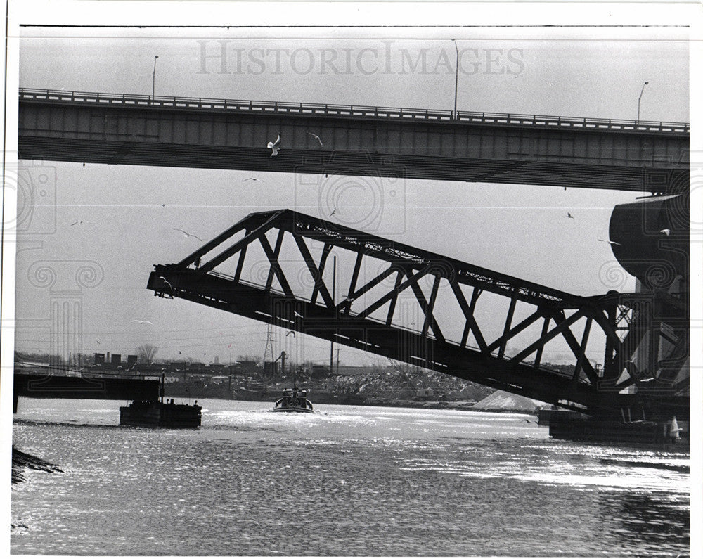 1969 Press Photo Rouge River Fort Michigan - Historic Images