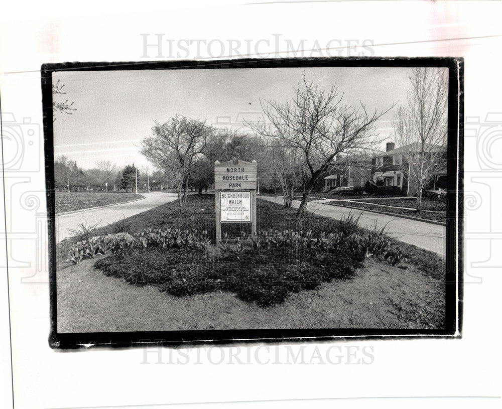 1989 Press Photo NORTH ROSEDALE PARK - Historic Images