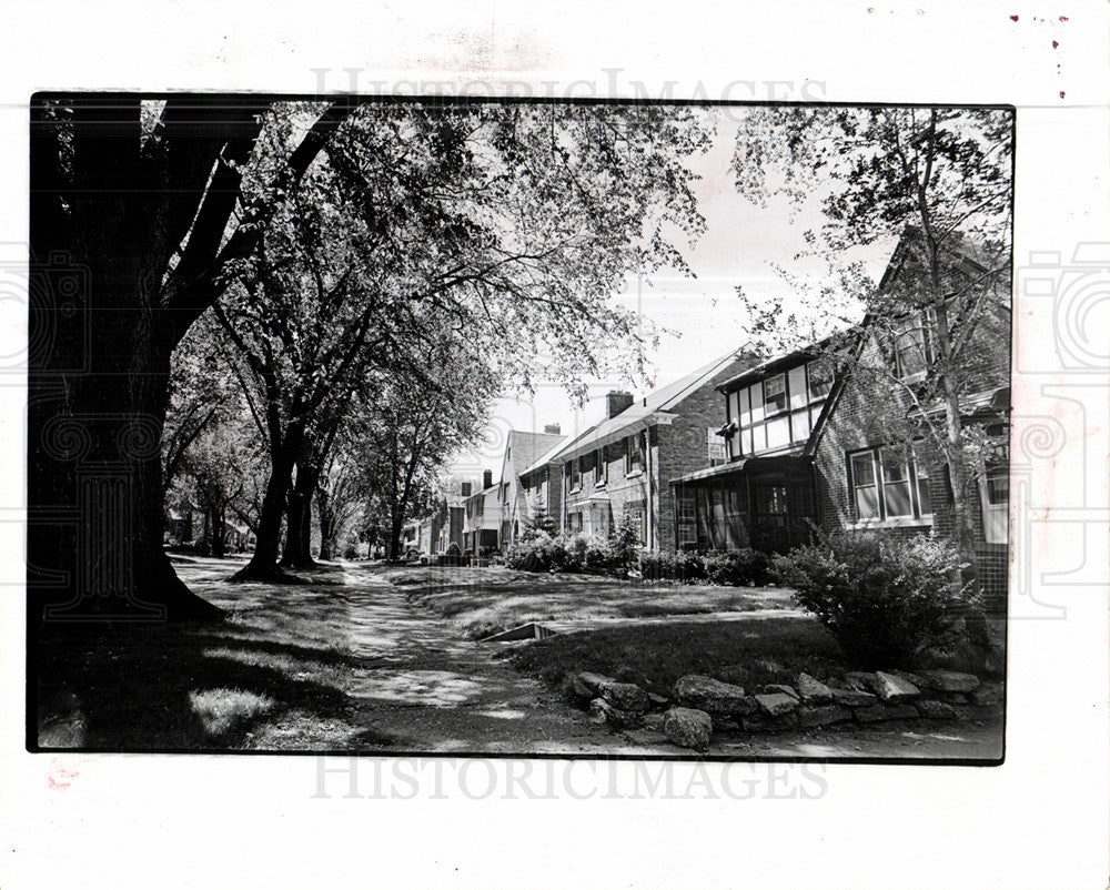 1978 Press Photo Rosedale Park Detroit Michigan - Historic Images