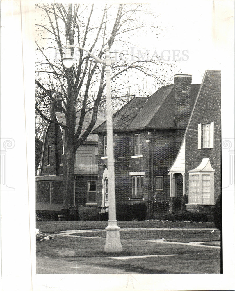 1992 Press Photo North Rosedale Park homes Michigan - Historic Images