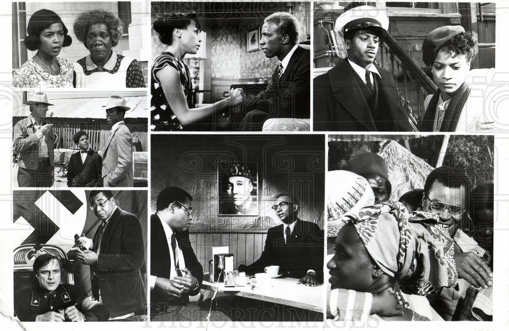 Press Photo Roots Miniseries Alex Haley Black - Historic Images