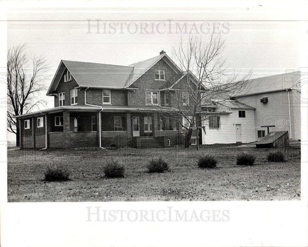 1976 Press Photo farmhouse seminary Armada Detroit - Historic Images