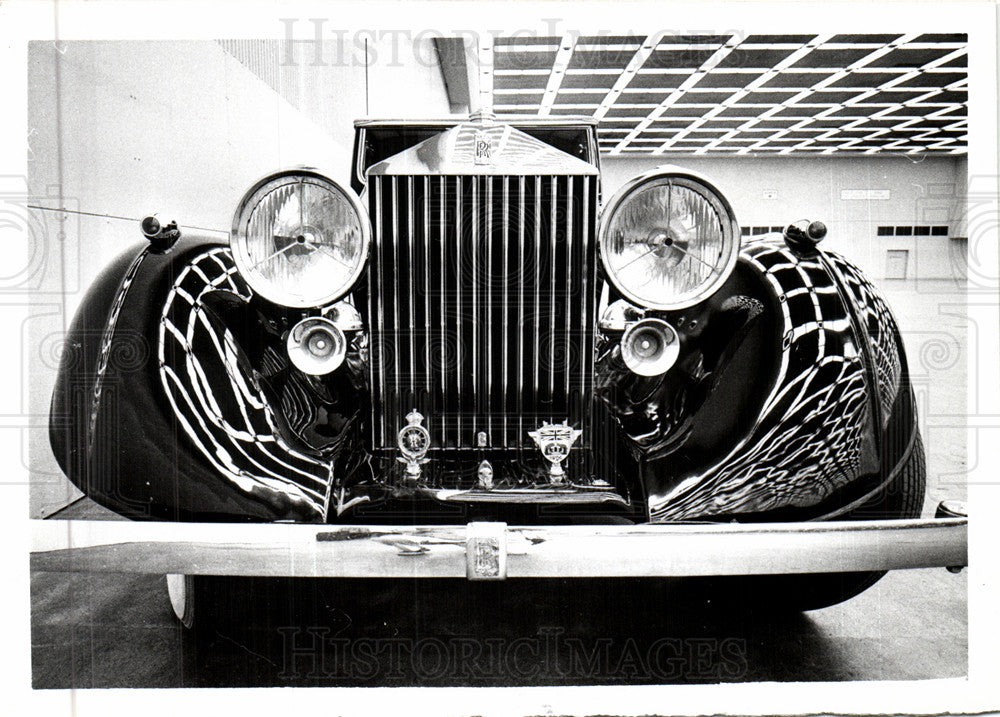 1979 Press Photo Rolls Royce grille - Historic Images