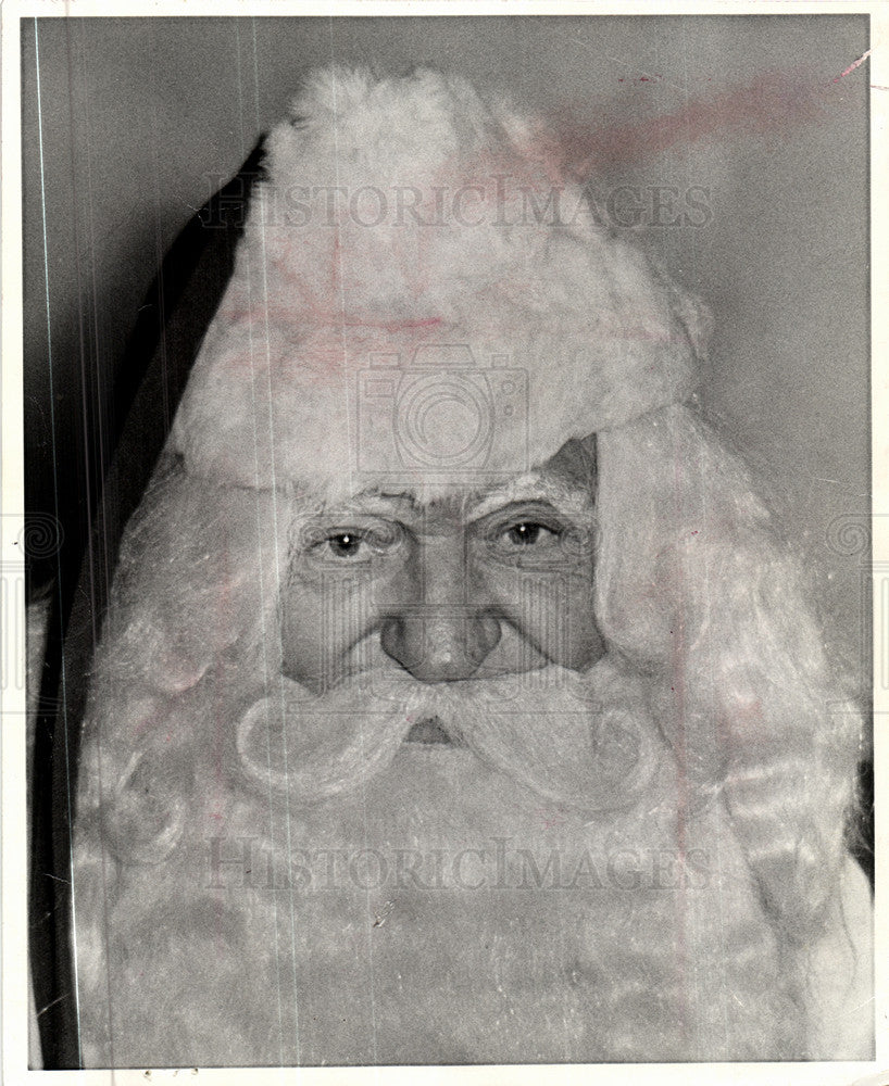 1974 Press Photo Santa Claus - Historic Images