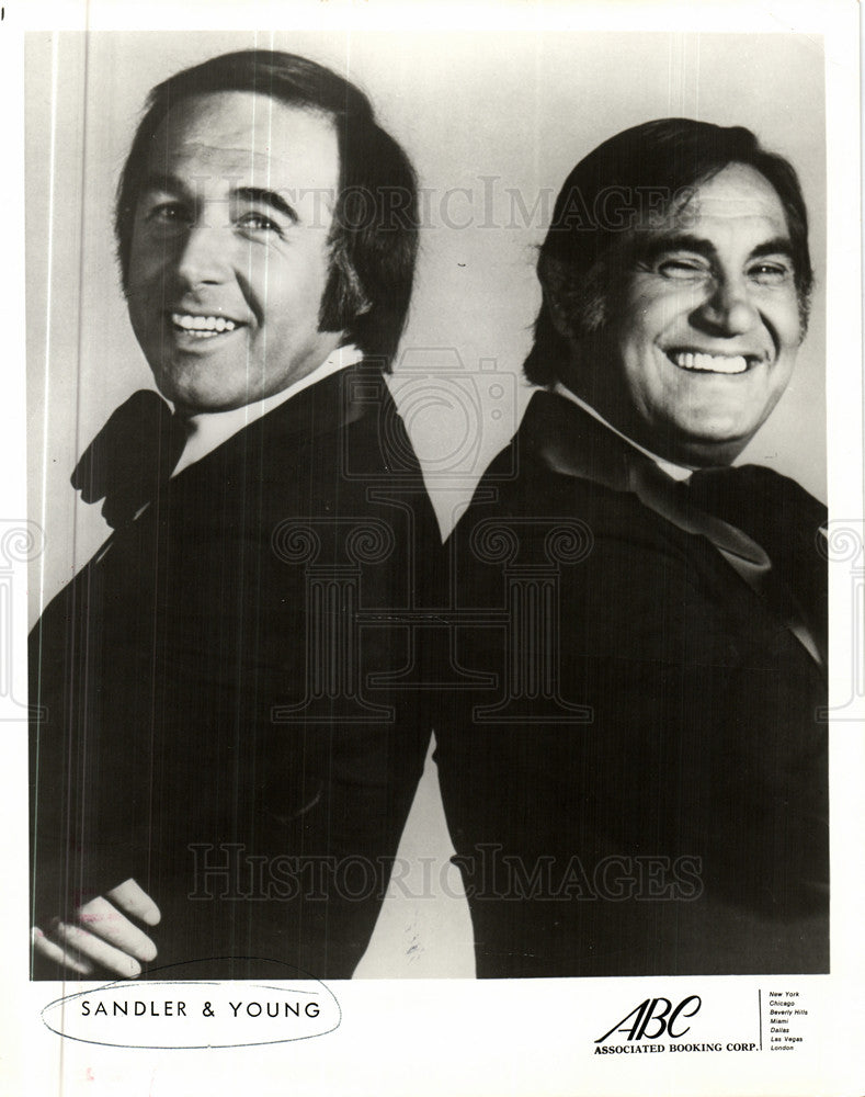 1977 Press Photo Sandler &amp; Young music duo - Historic Images