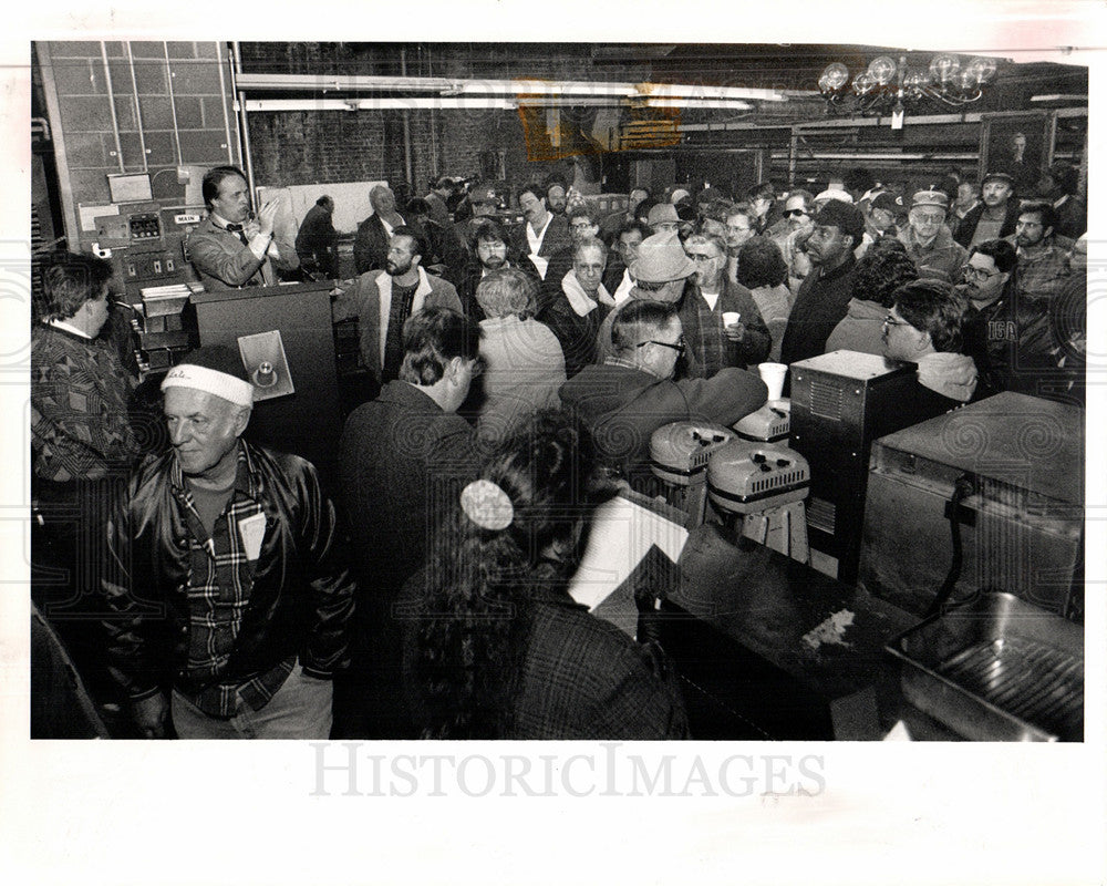 1986 Press Photo Sanders Confectionery Detroit Morley - Historic Images