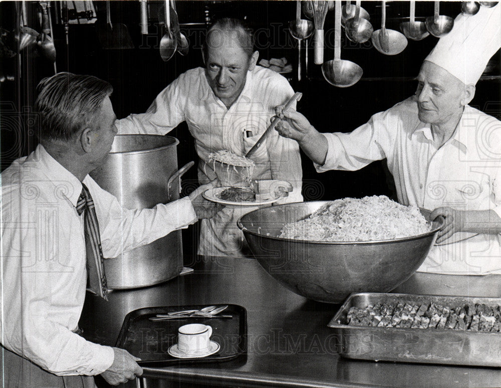 1956 Press Photo soup kitchen - Historic Images