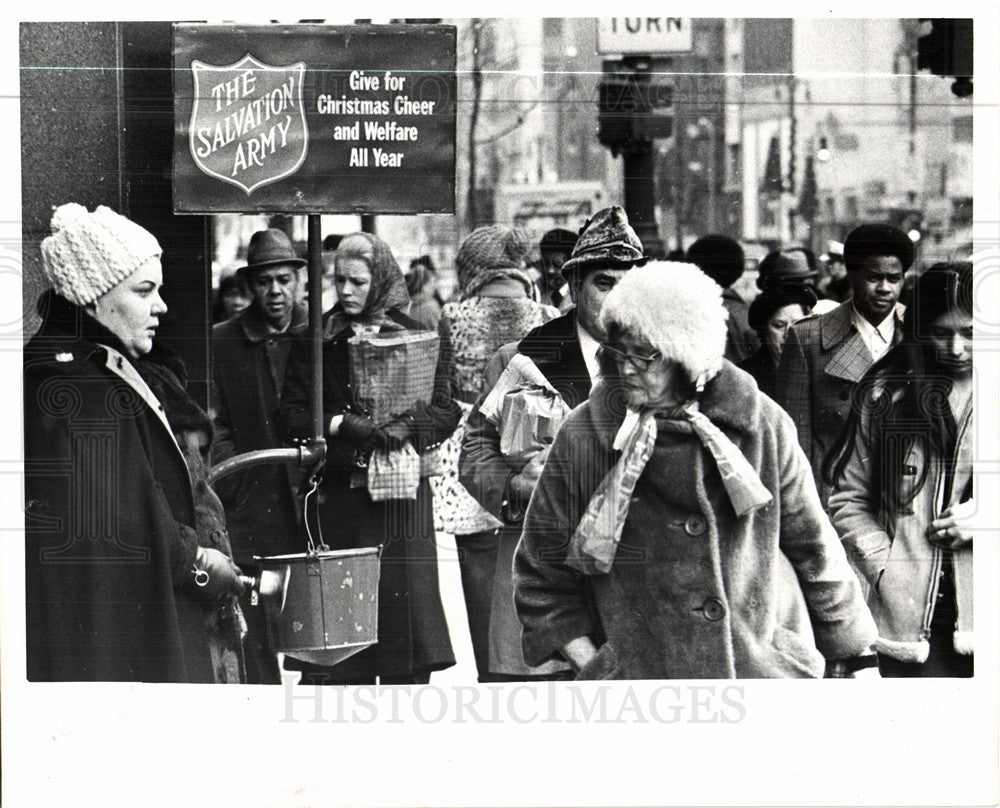 1973 Press Photo Salvation Army Christian Charity - Historic Images