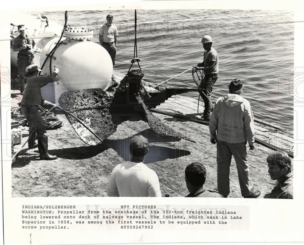 Press Photo frighter Indiana, Lake, - Historic Images