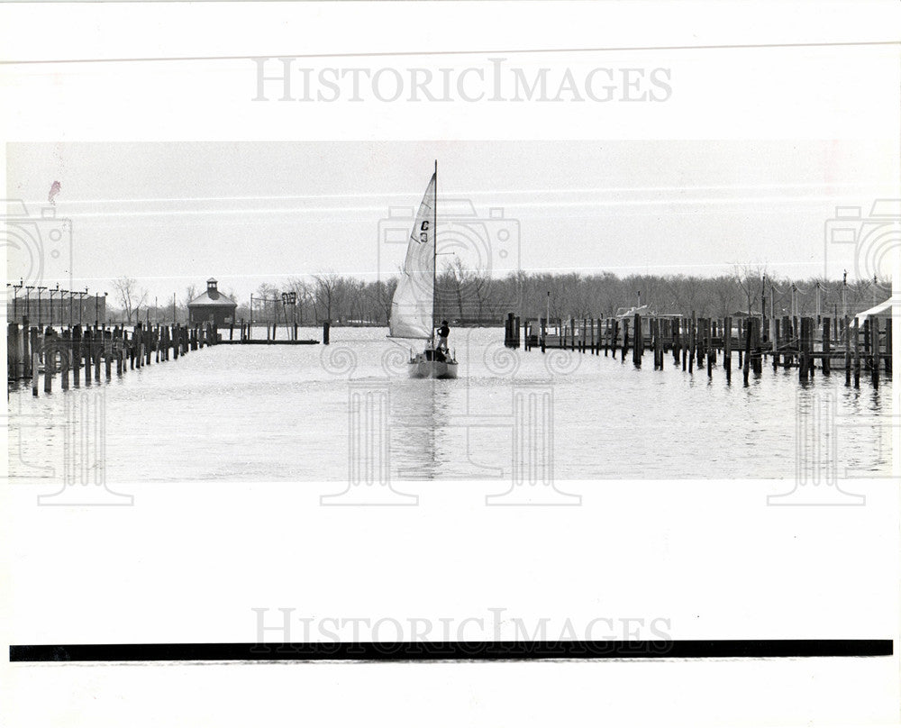 1980 Press Photo don char chaz malen head out - Historic Images