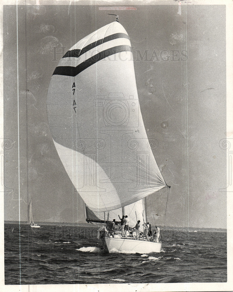 1961 Press Photo sailboats sailing - Historic Images