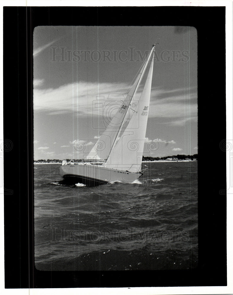 Press Photo Sailboats - Historic Images