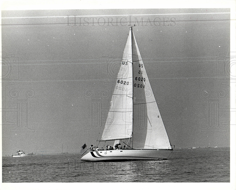 1978 Press Photo Sailboat Sailing boat - Historic Images