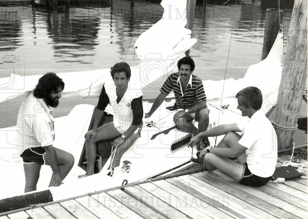 Press Photo sailboat sailing school great lakes - Historic Images