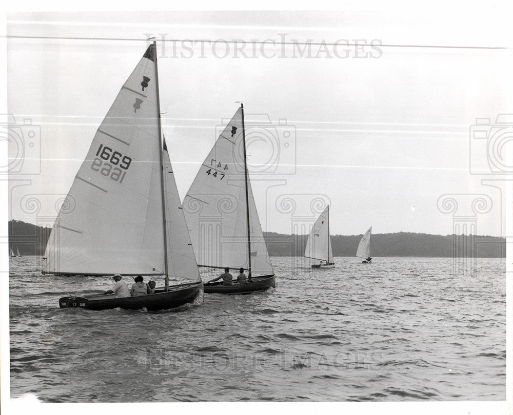 Press Photo sailboats - Historic Images