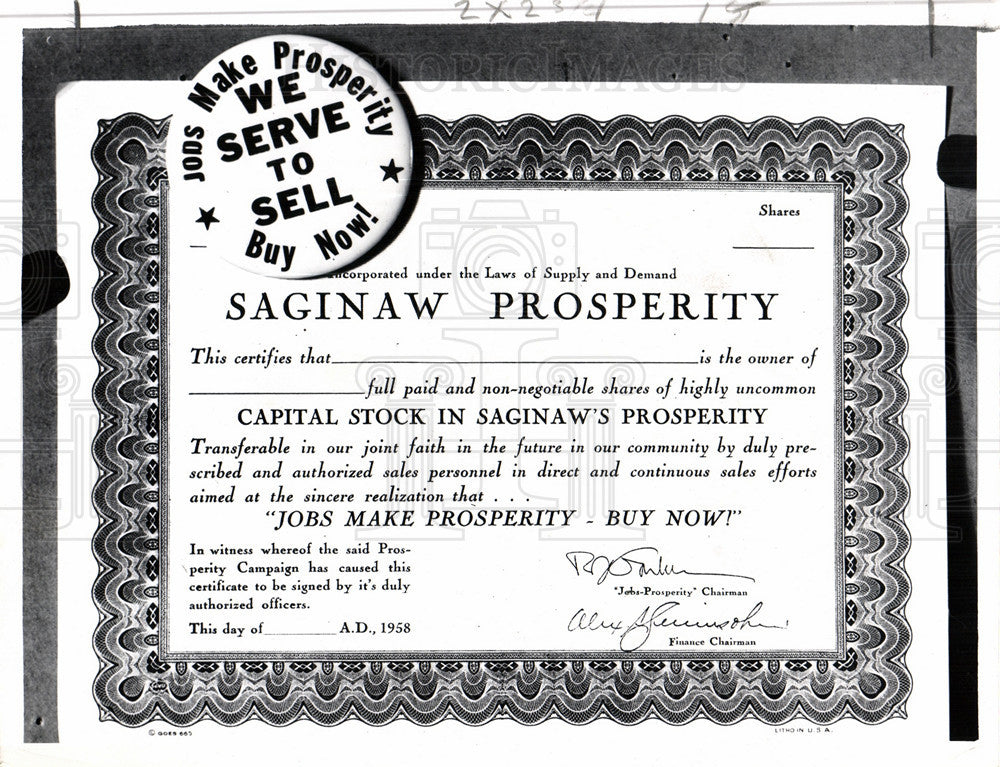 Press Photo Saginaw Community fight Prosperity - Historic Images