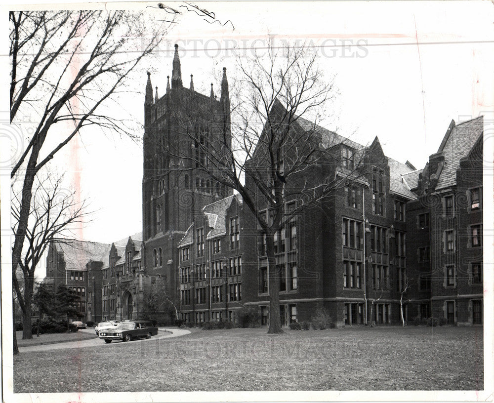 1968 Press Photo Sacred Heart Major Seminary Michigan - Historic Images