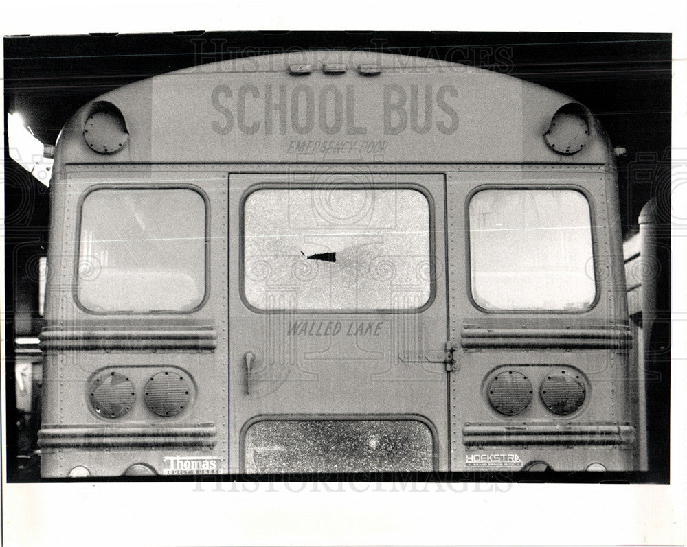 1989 Press Photo Lake Western High Sch stu bus shot - Historic Images