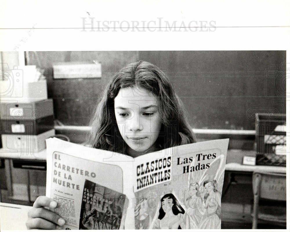 1976 Press Photo School Bilingual Education - Historic Images