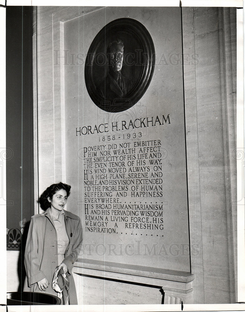 1948 Press Photo Rackham Building - Historic Images