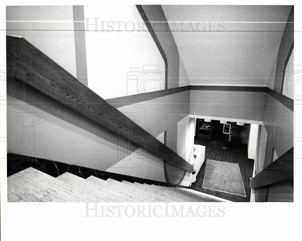 1975 Press Photo stairway, rackham memorial building - Historic Images