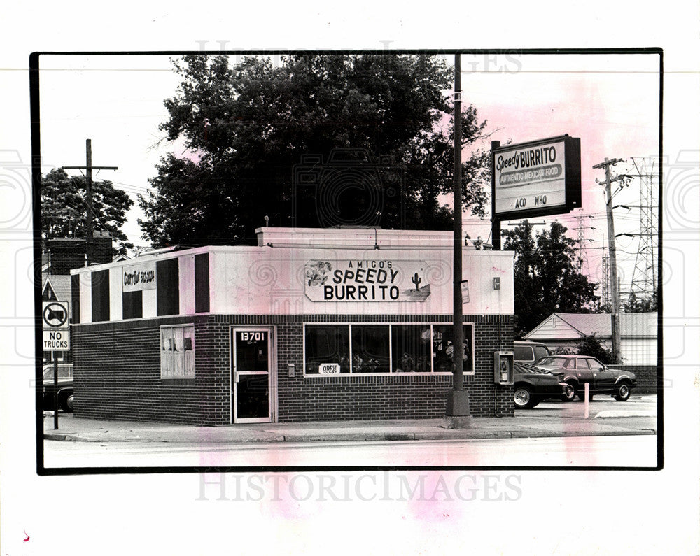 1985 Press Photo mexican food restaurants - Historic Images