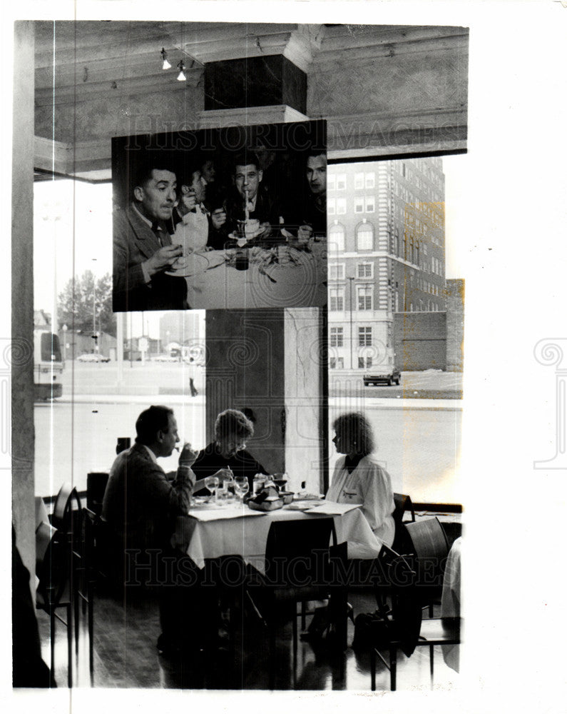 1930 Press Photo Tres Vite Detroit Restaurant - Historic Images