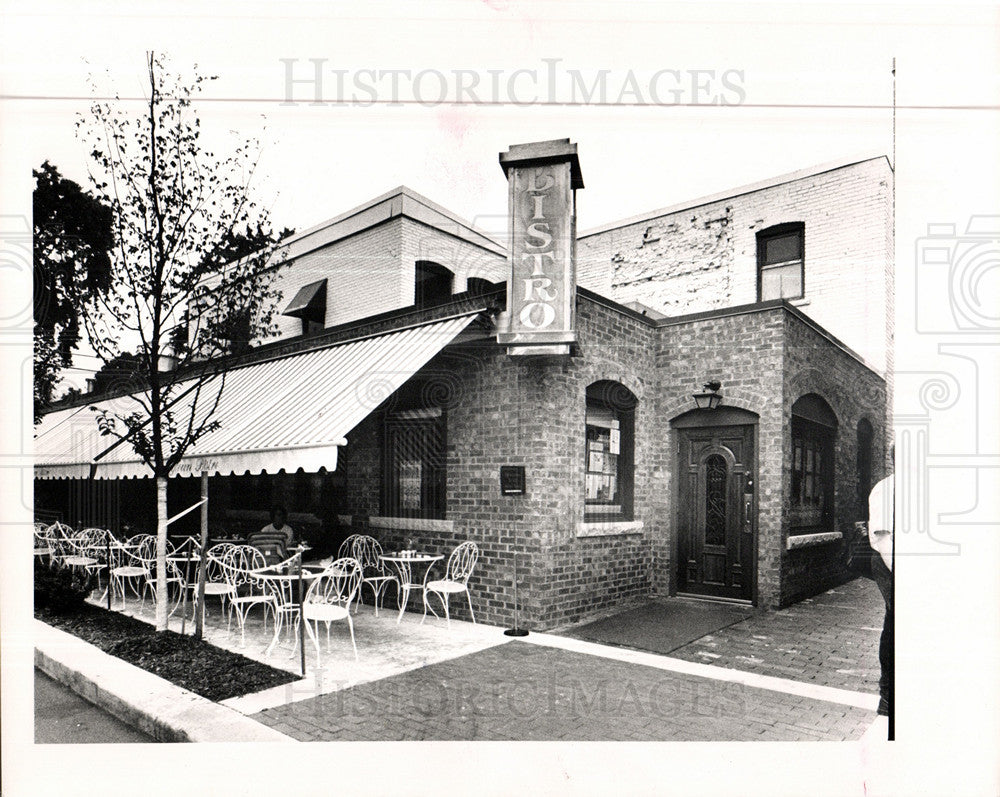 1989 Press Photo restaurant eatery bistro Kerrytown - Historic Images