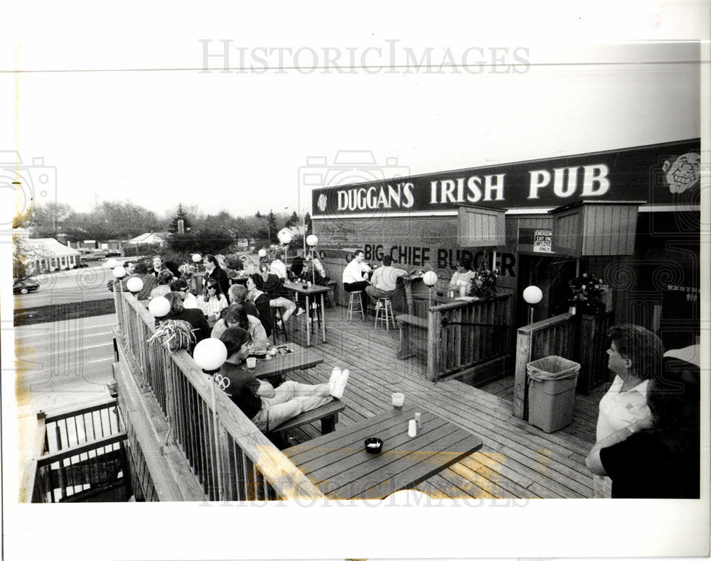 1991 Press Photo Duggan&#39;s in Royal Oak Restaurant - Historic Images