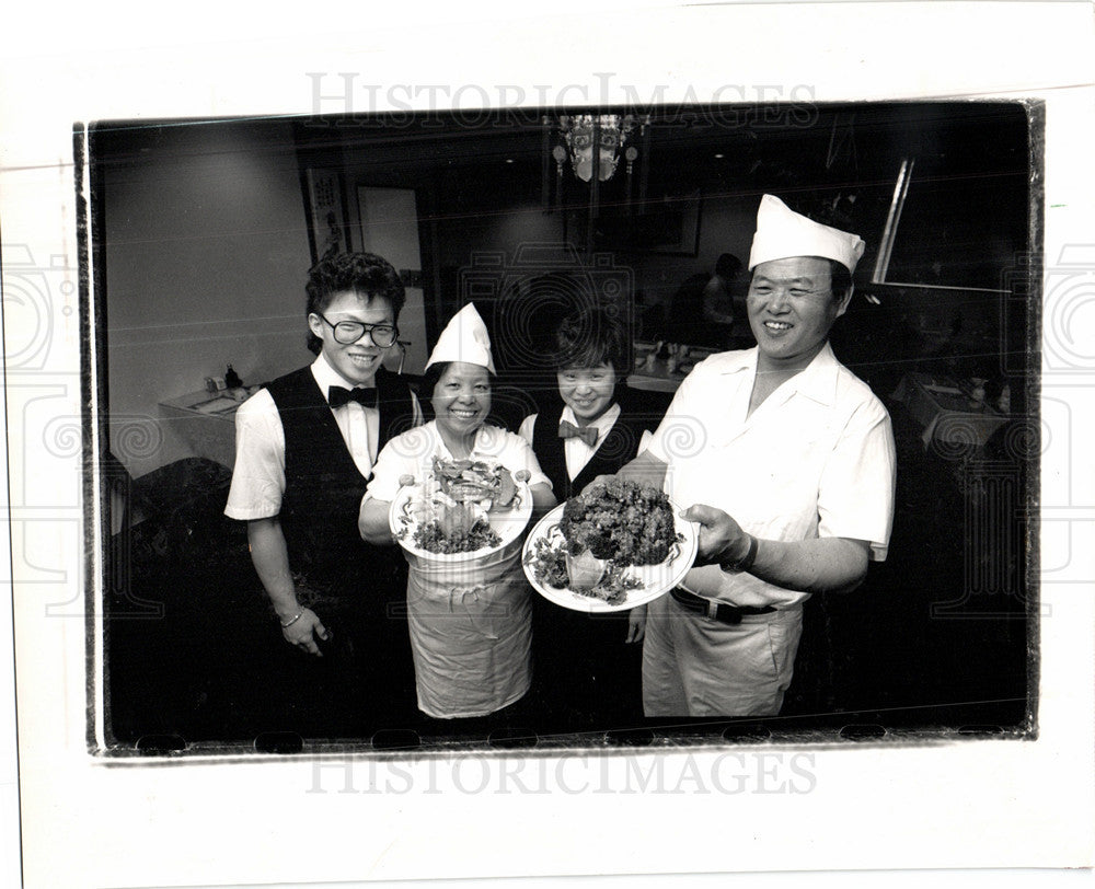 1989 Press Photo Empire Szechuan Garden restaurant - Historic Images