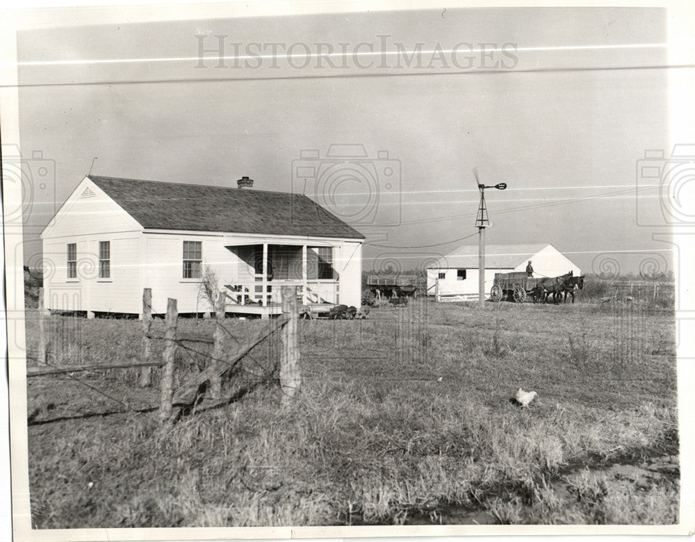 1939 Press Photo La Forge electrification admin line - Historic Images