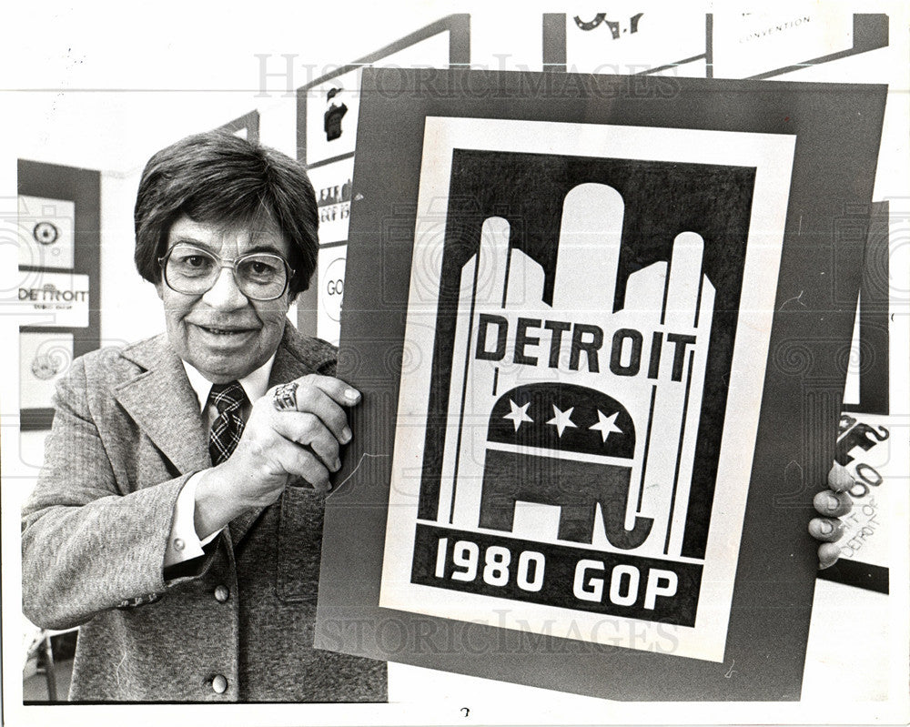 1979 Press Photo 1980 Republican National Convention - Historic Images