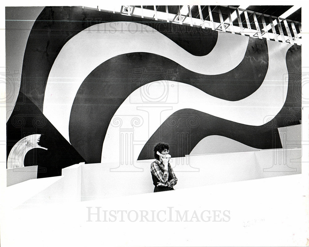 1980 Press Photo Cobo Hall Republican Convention 1980 - Historic Images