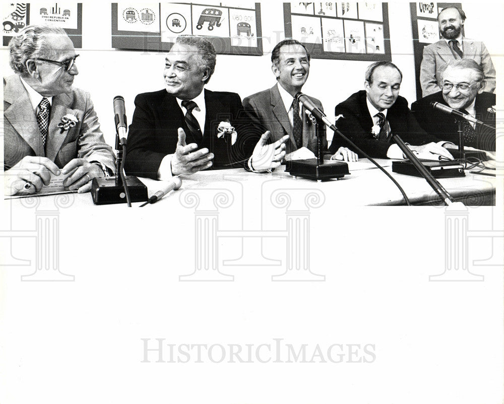 1979 Press Photo Republican National Convention 1980 - Historic Images